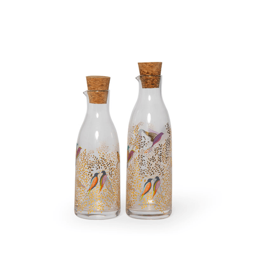 Image showing the Chelsea Glass Oli & Vinegar Set, Gold product.