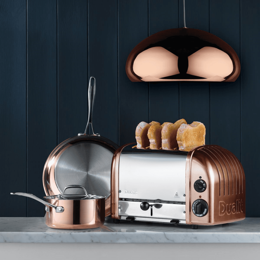 Classic Vario 4 slot toaster, Copper