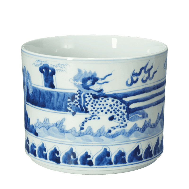 Daqing Planter, small, Blue