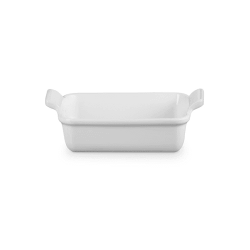 Image showing the Stoneware Heritage Rectangular Dish, 19cm, White product.