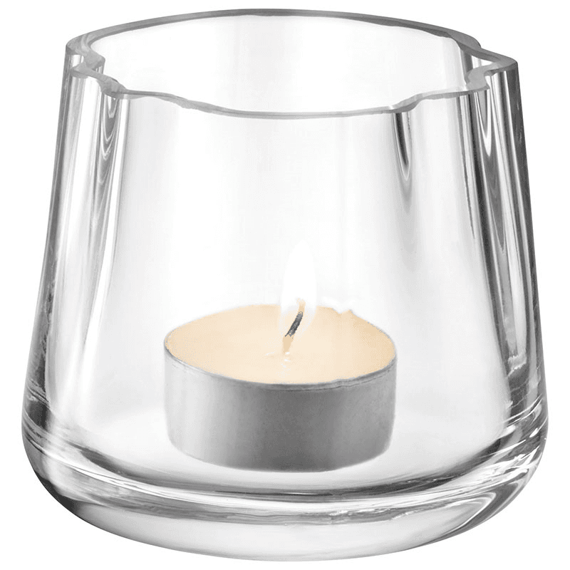 Lagoon Tealight Holder/Vase, H8cm, Clear