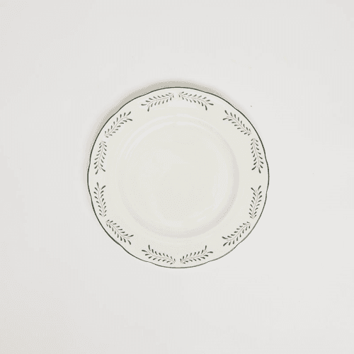 Image showing the Olive Set of 4 Starter Plates, D21cm, Green product.