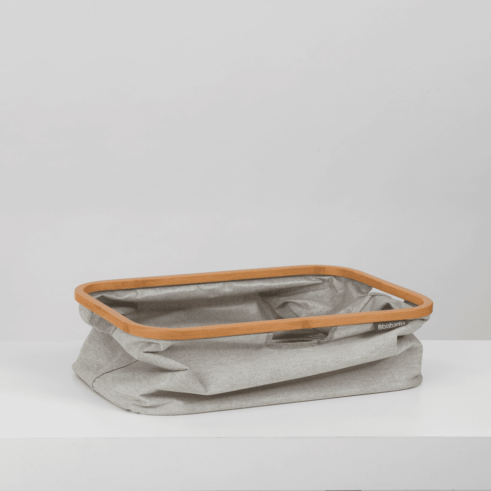 Foldable Laundry Basket, 40 Litre, Grey