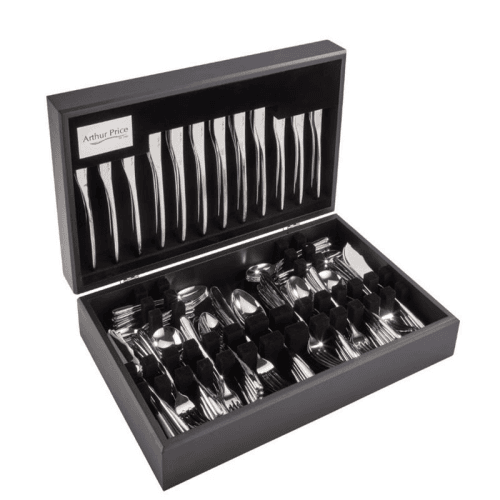 Image showing the Signature Echo 124 Piece 12 Person Cutlery Canteen, Stainless Steel product.