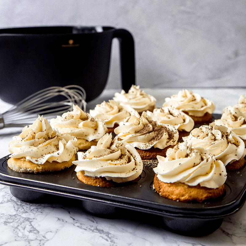 Deep bake pan, 12 hole