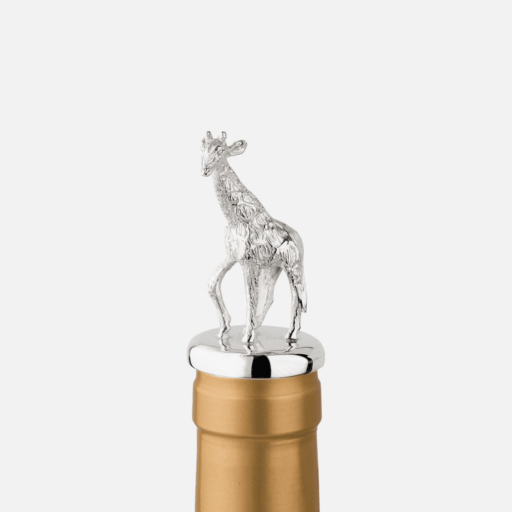 The Highland Safari Collection Stopper, D5 x H8cm, giraffe