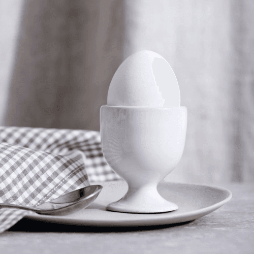 Image showing the Portobello Egg Cup, H6,5cm, White product.