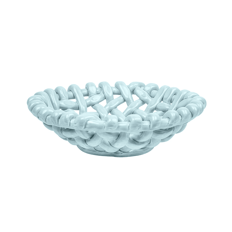 Juicy Basketweave Bowl, D31cm, Sky Blue