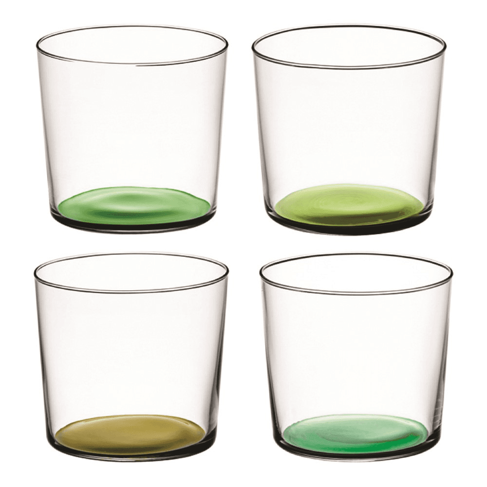 Coro Set of 4 tumblers, 310ml, leaf assorted