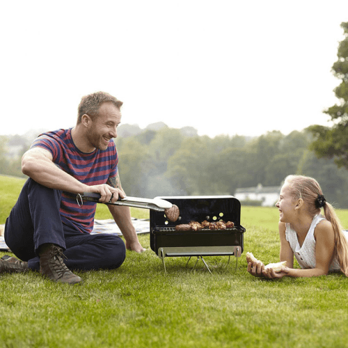 Image showing the Go-Anywhere Portable charcoal barbecue, 44 x 42 x 27cm, Black product.