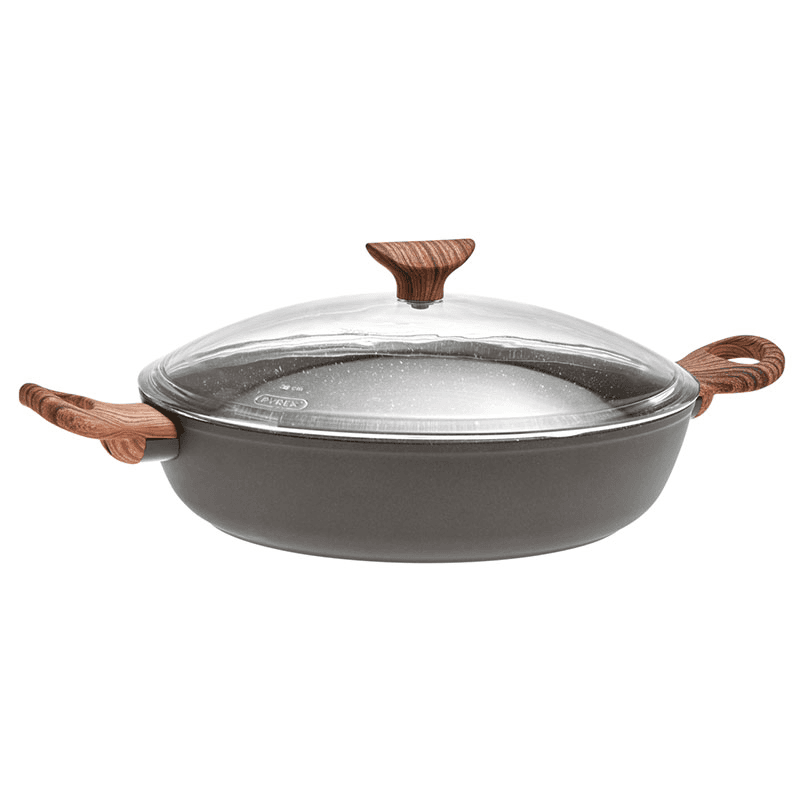 Rock & Rose Saute Pan, D28cm, Black