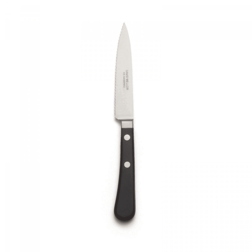 Provencal Serrated pairing knife, 10cm, Black