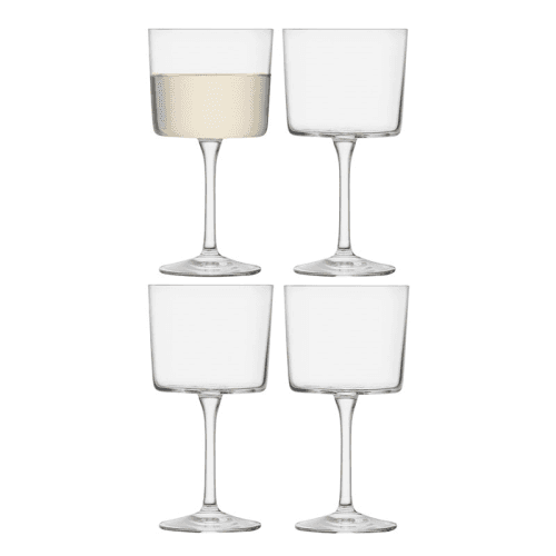 Image showing the Gio Set of 4 Wine Glasses, 250ml, Clear product.
