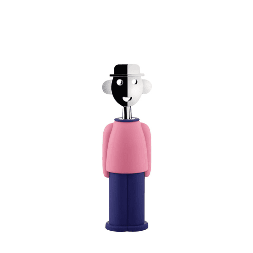 Image showing the Alessandro Corkscrew, H21cm, Pink and Blue product.