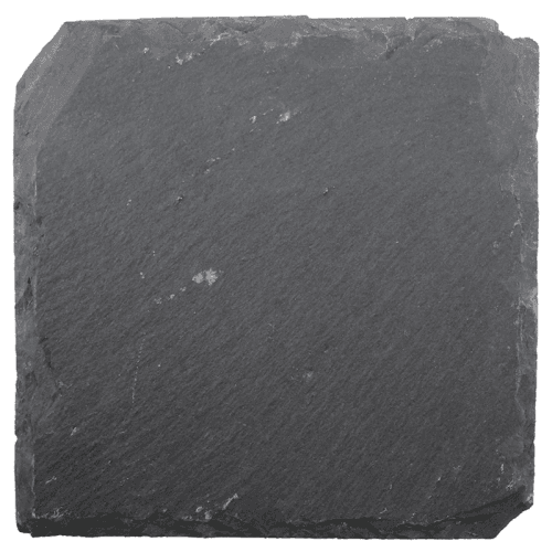 Image showing the Set of 4 coasters, 10cm, slate product.
