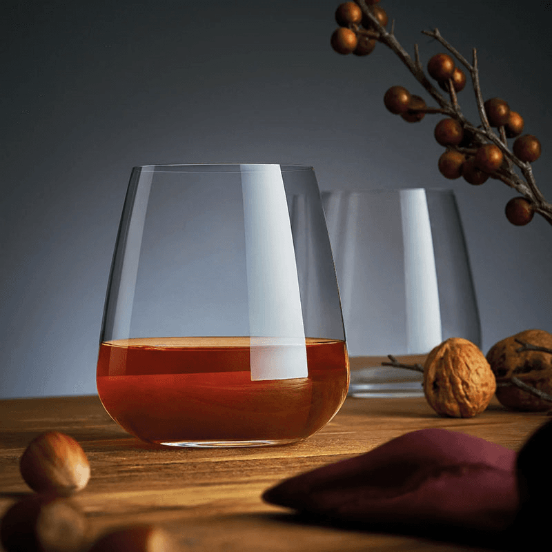 Talismano Set of 4 Double Old Fashioned Glasses, 450ml, Clear