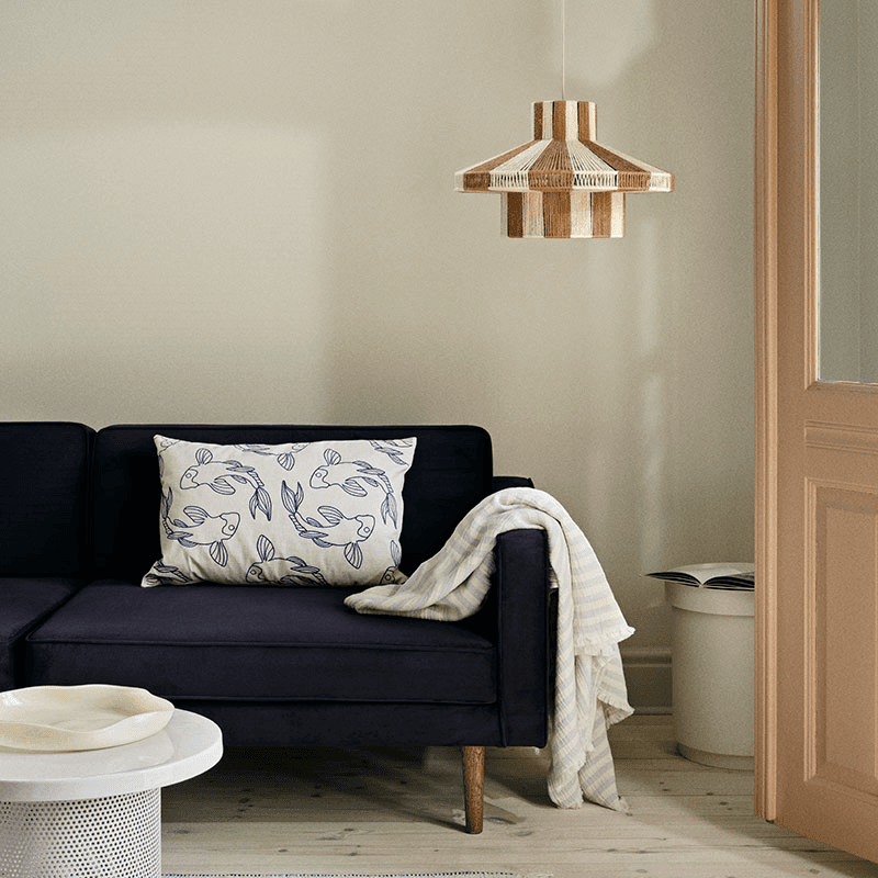 Diana Lampshade, D45 x H28cm, Meerkat Brown & Light Yellow