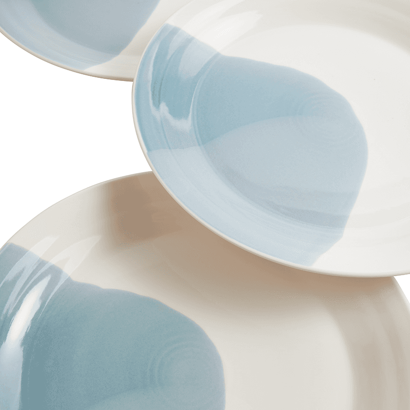 Signature 1815 Set of 4 Plates, D29cm, Blue