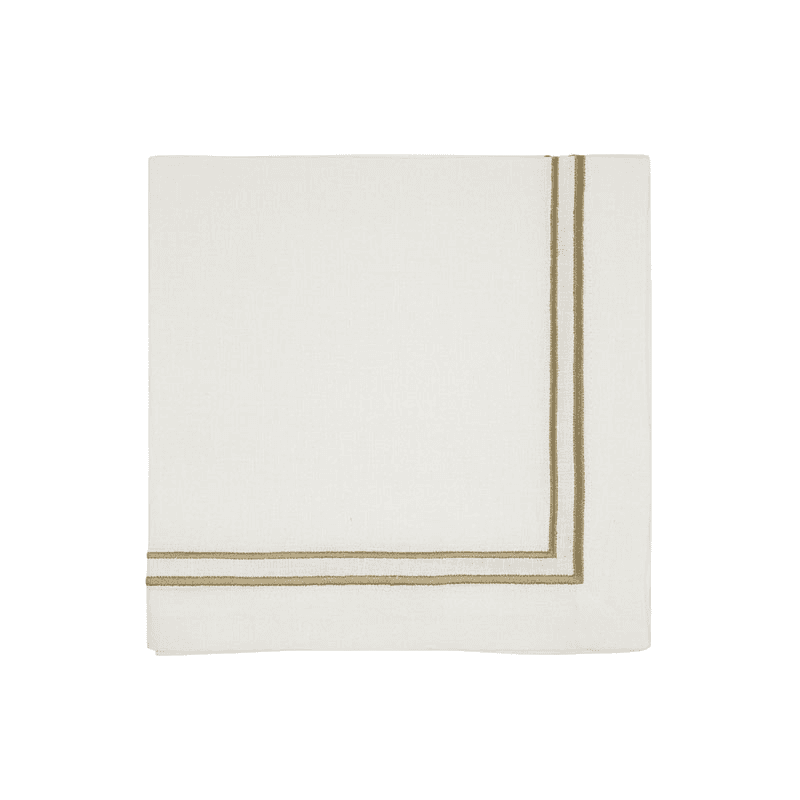 Sophie Classic Two Cord Napkin, 50cm, Antique Gold