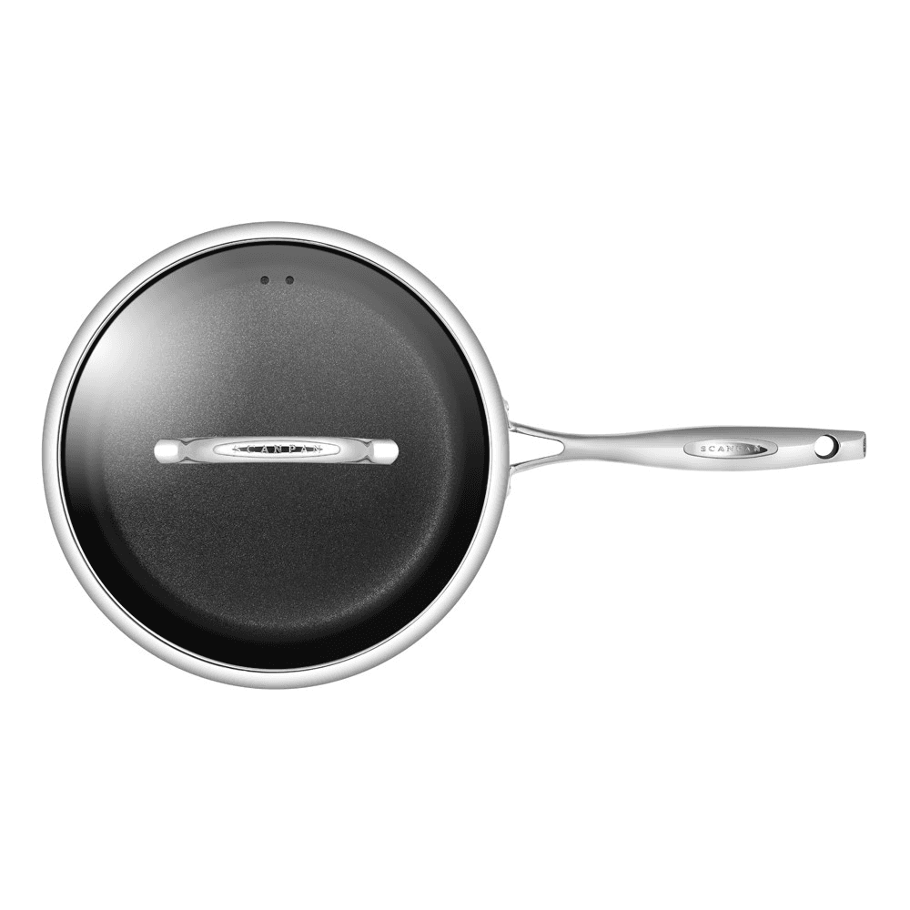 HaptIQ Saute pan with lid, Dia28cm, Metallic