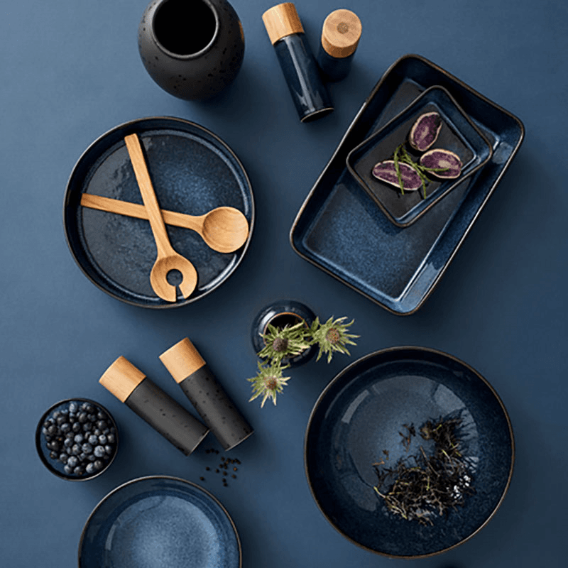 Gastro Salt and Pepper Mill, H17cm, Blue