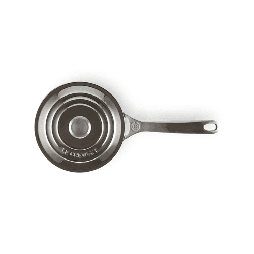 Image showing the Signature Uncoated Saucepan with lid, 18cm, Stainless Steel product.