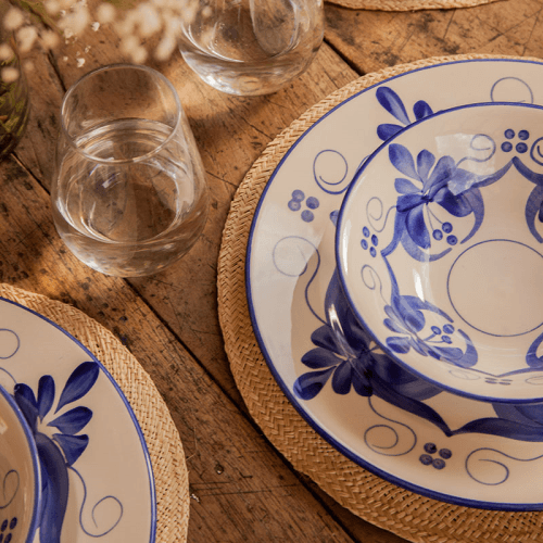 Image showing the Liliana Ceramic Bowl, D18cm, Blue product.