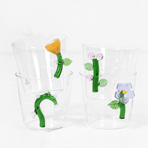 Image showing the Botanica Flower Tumbler, 350ml, Amber product.