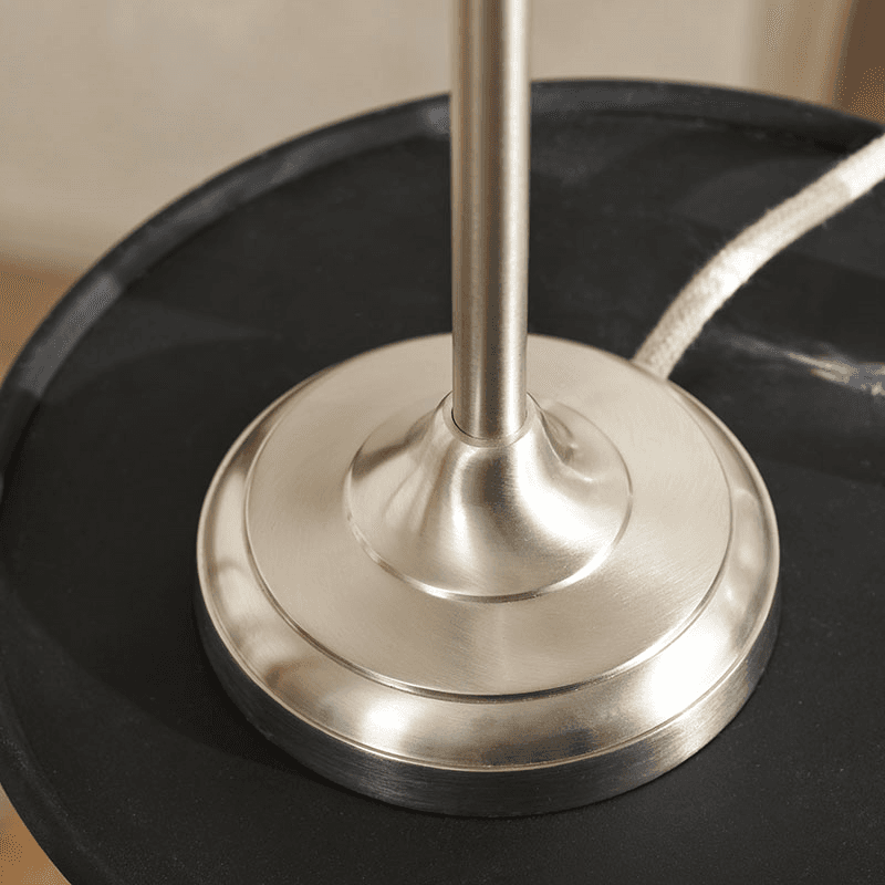 Amberly Table Lamp, H44cm, Chrome
