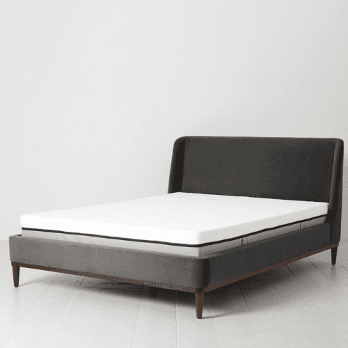 Image showing the Bed 02 Velvet King Size Frame, Charcoal product.