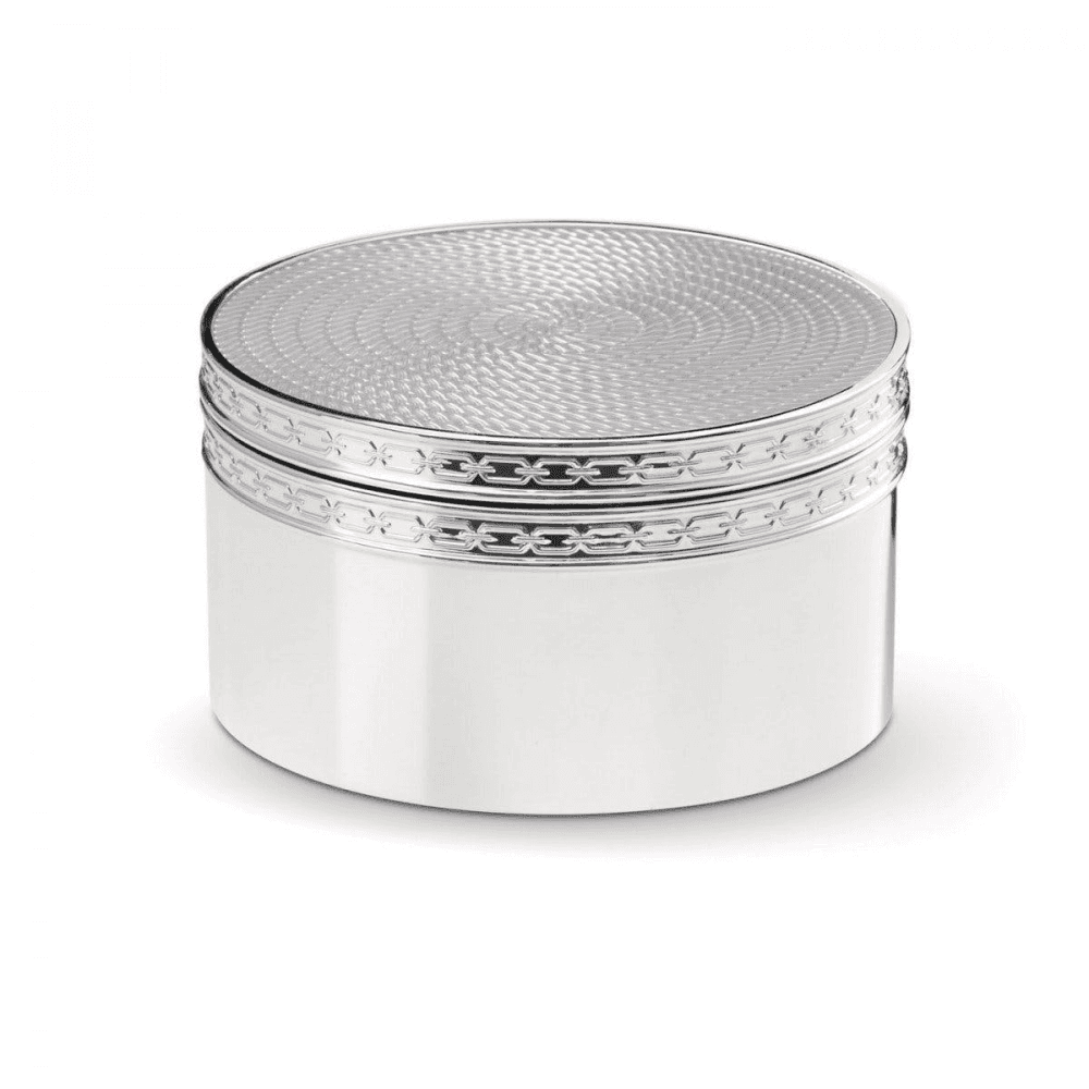 Vera Wang - With Love Nouveau Treasure box, 4.3 x 8 x 8cm, Silver