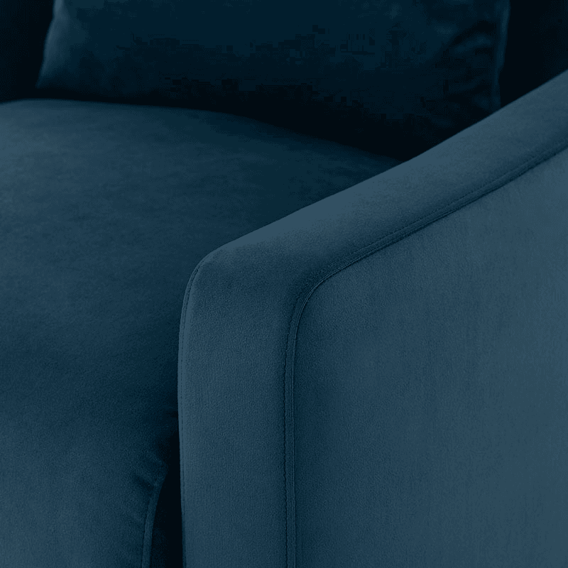 Model 07 Velvet 2 Seater Sofa, Teal