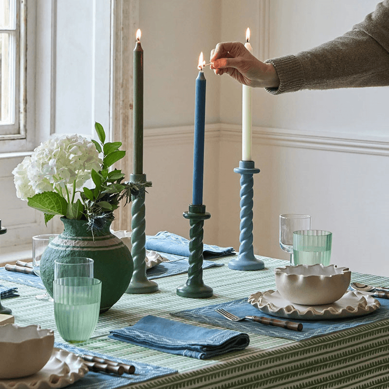 Bel Tablecloth, 250 x 170cm, Green