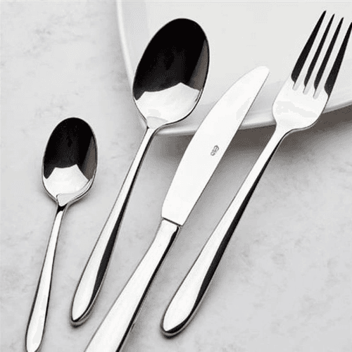 Image showing the Arlow Pair of serving forks, Mirror Finish Polished product.