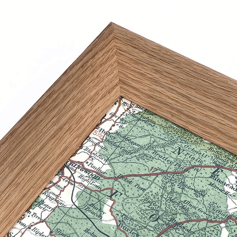 Personalised Drinks Tray with Map Voucher, 55 x 38cm, Dark