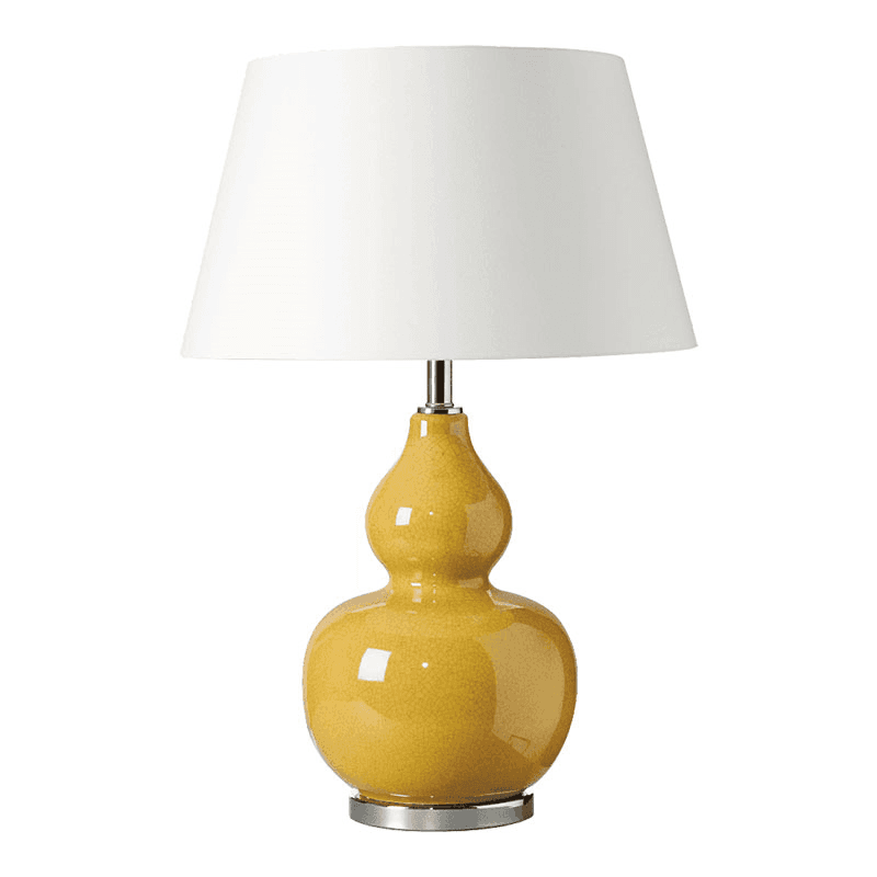 Calabash Table lamp (base only), H42 x D28cm, Saffron Ceramic
