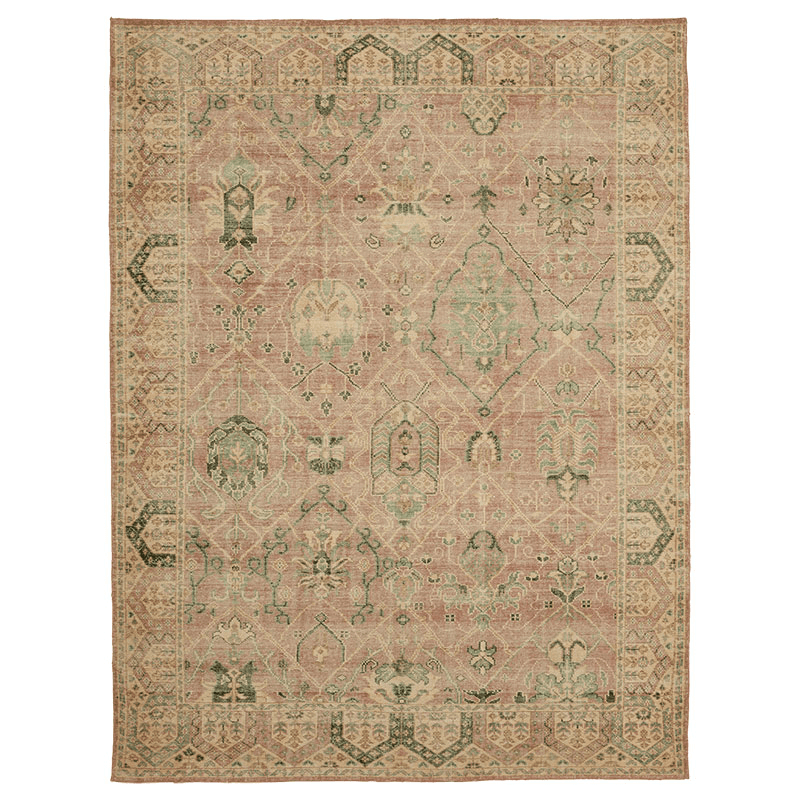Elsdon Rug, 305 x 244cm, Washed Rose