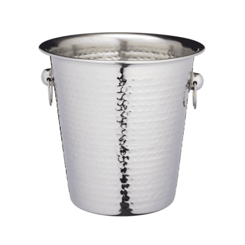Image showing the Luxury Wine/Champagne Cooler Bucket, Hammered Metal product.