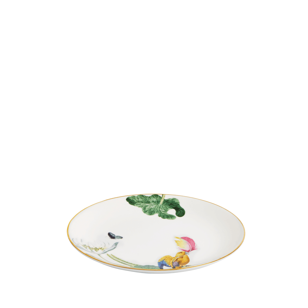 Wonderlust Waterlily Plate, D17cm, White/Floral