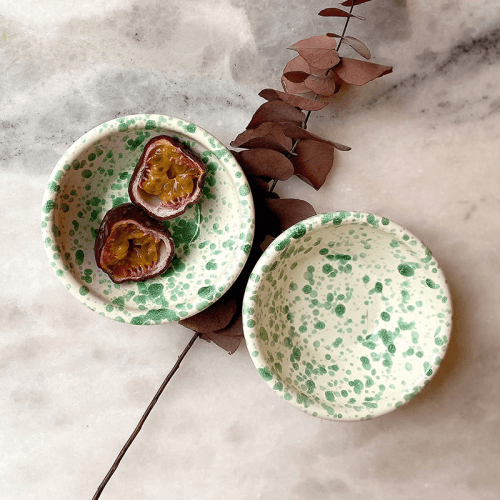 Image showing the Splatter Nut Bowl, D12cm, Pistachio product.