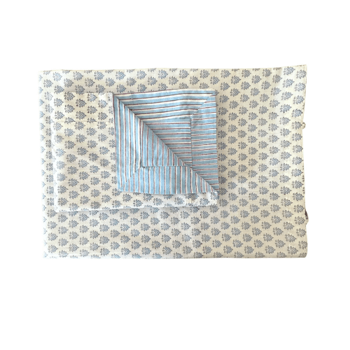 Image showing the Pomily King Size Duvet Cover, Blue product.