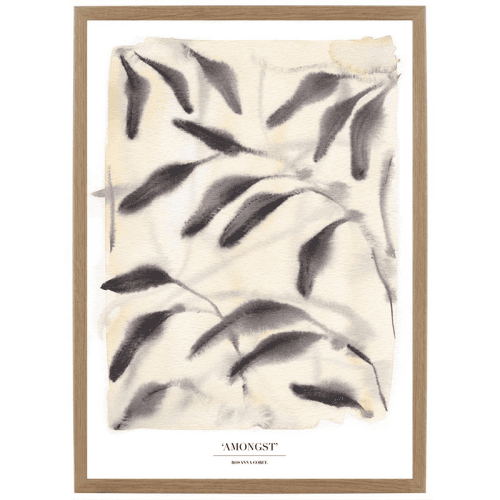 Image showing the Amongst Recycled Paper Print, A3, Beige product.