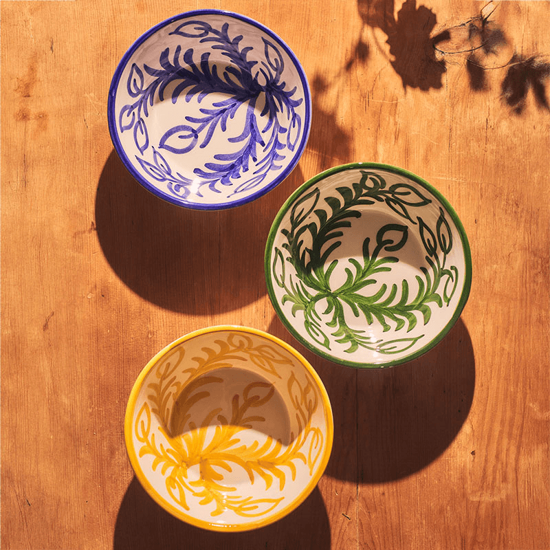 Vina Set of 2 Bowls, D16cm, Green