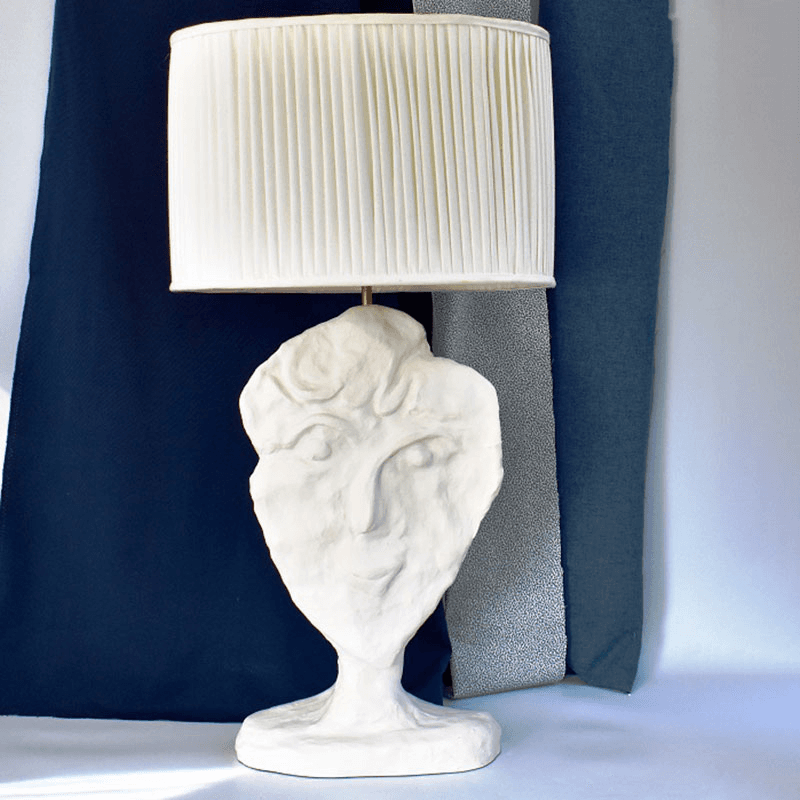 Rudi Abstract Sculptural Bust, H56cm, White