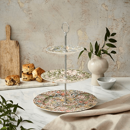 Image showing the Morris & Co 3-Tier Cake Stand, Multi product.