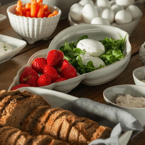 Image showing the Aparte 3 part appetizer dish, 40cm, White product.