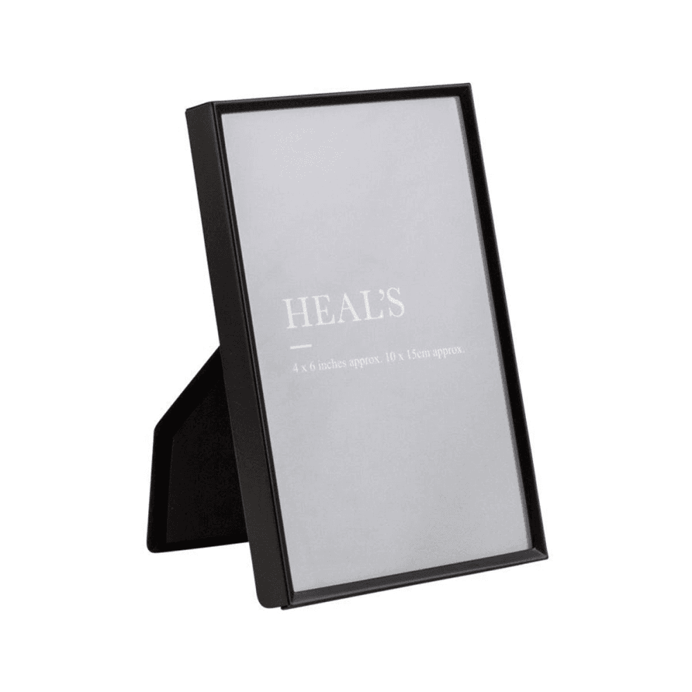 Simple Photo Frame, 4 x 6", Matt Black