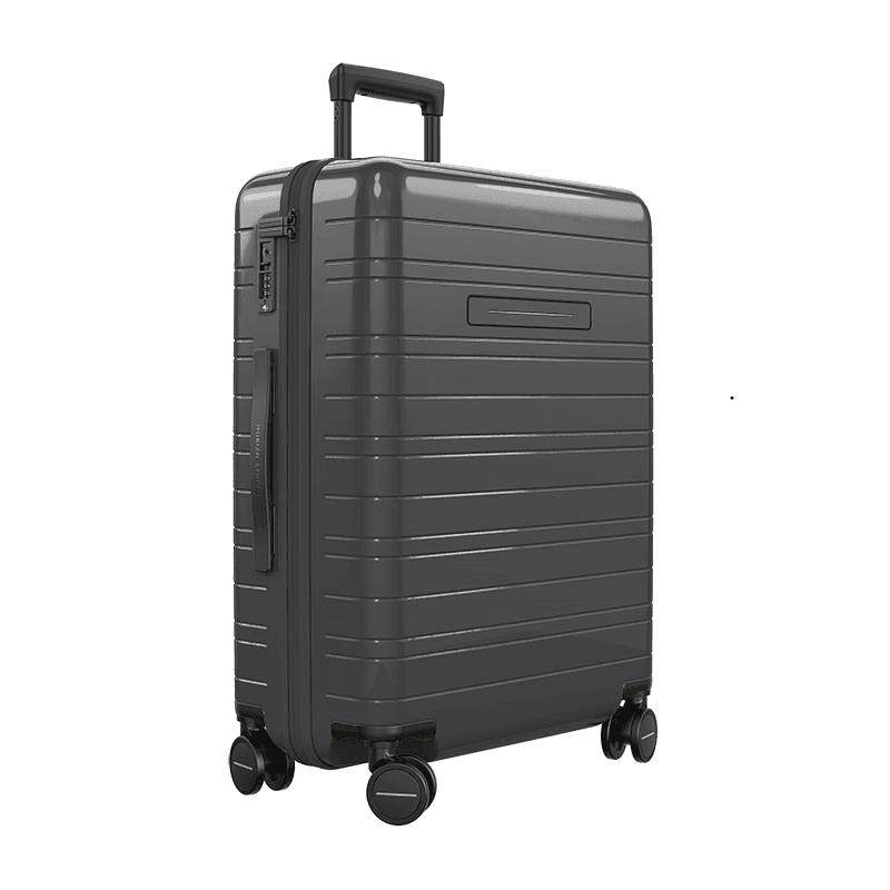 H6 Smart Suitcase, H64 x W24 x L48cm, Glossy Graphite