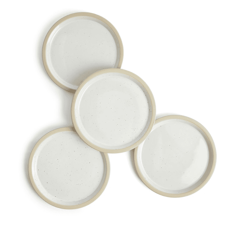 Urban Dining Set of 4 Plates, D16.5cm, White
