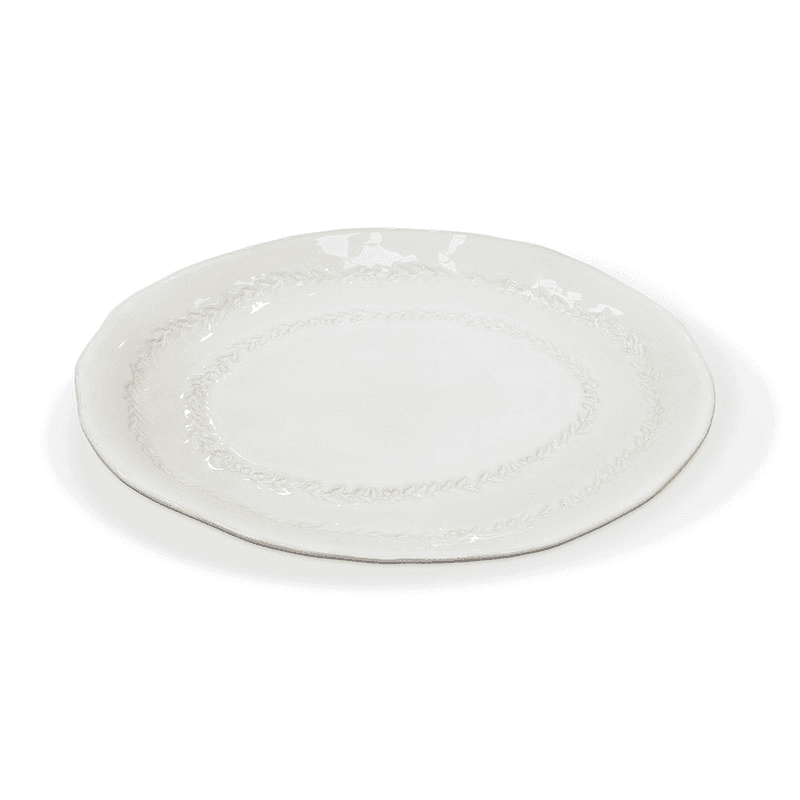 Overton Platter, White